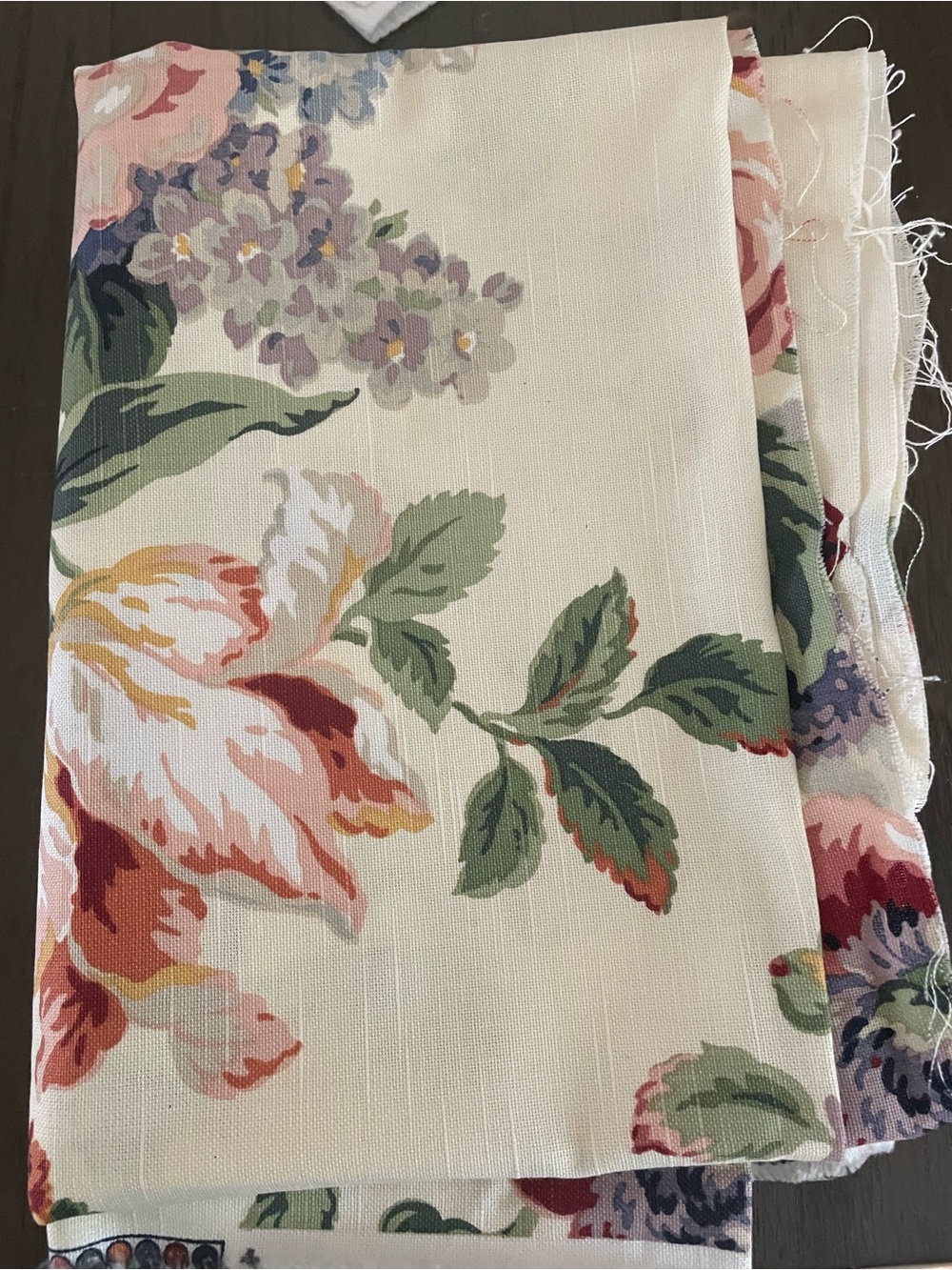 Vintage a jay fabric floral print upholstery